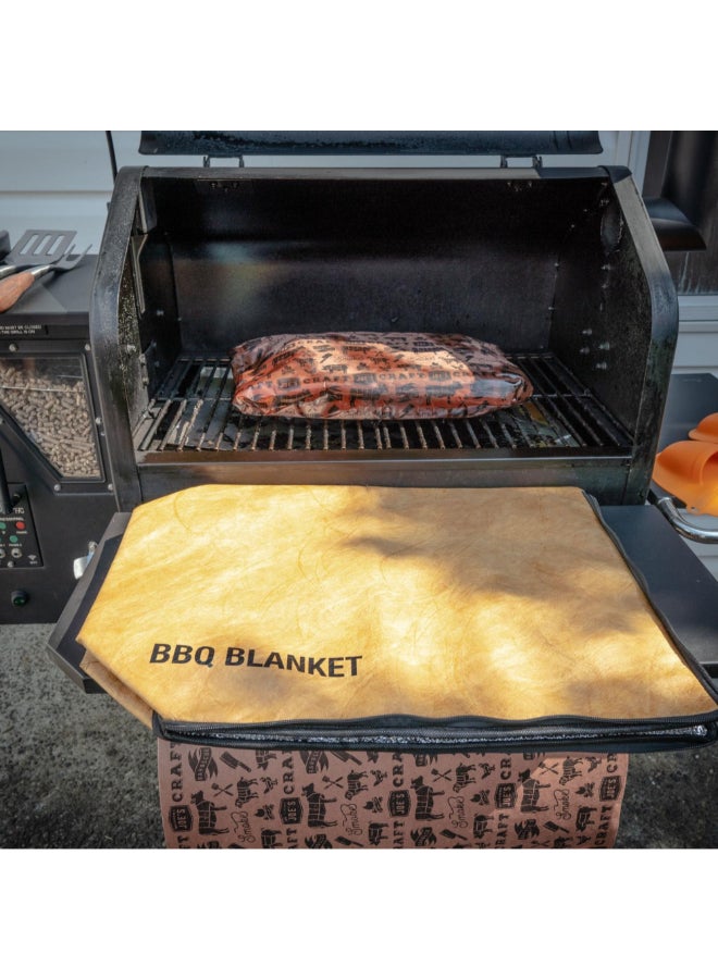 Drip EZ Rest EZ Durable Exterior Zipper Closure BBQ Blanket Yellow 53.97 cm BLNKT-1 - Image 2